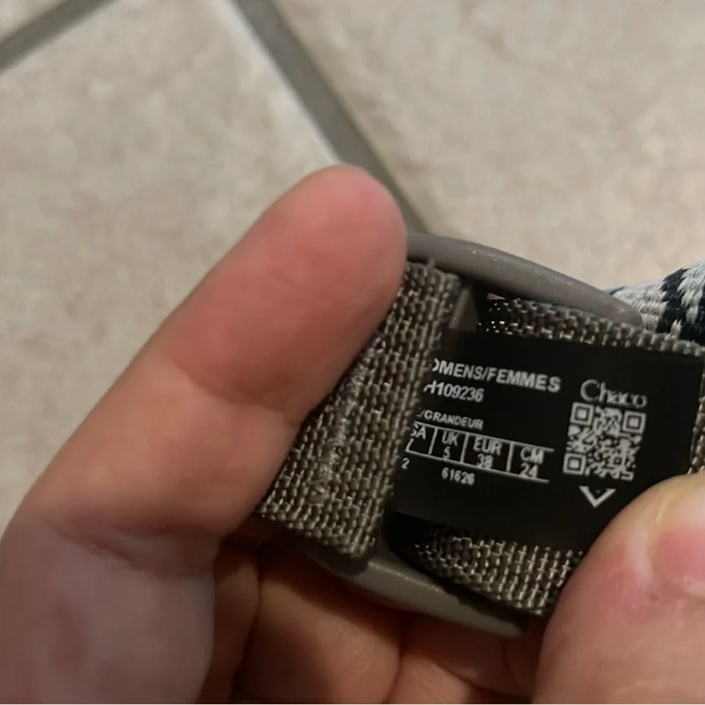 Chaco Blue and Gray Sandals size 7 - Picture 5 of 5